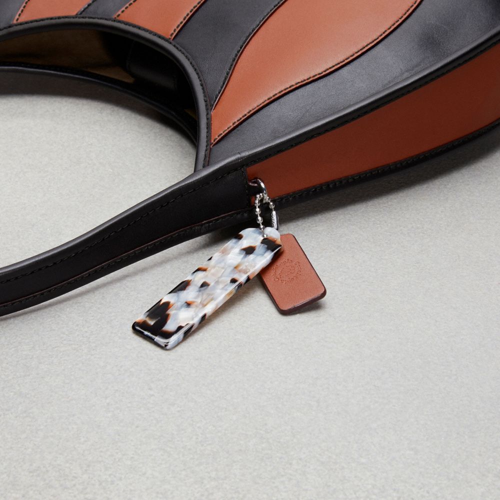 COACH®,Ergo Bag With Wavy Stripe In Upcrafted Leather,,Detail View