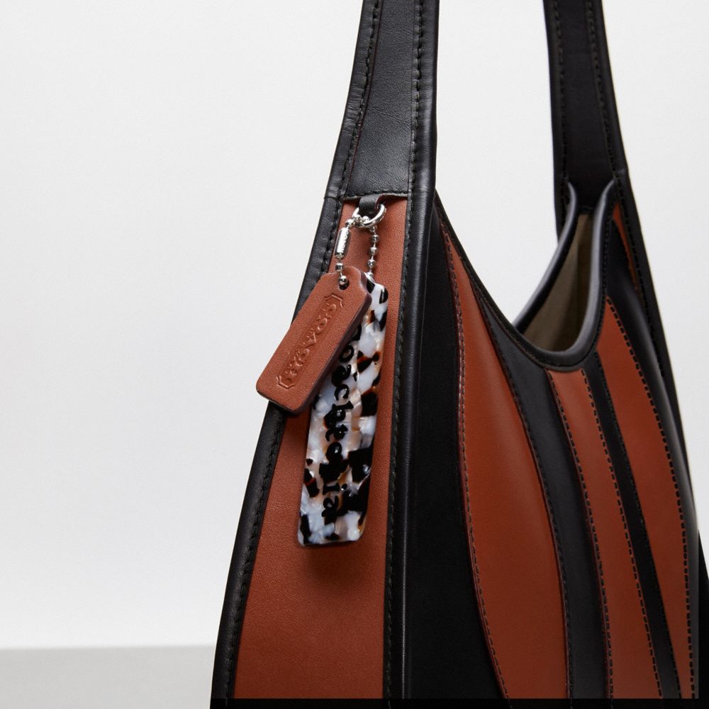 COACH®,Ergo Bag With Wavy Stripe In Upcrafted Leather,,Group View