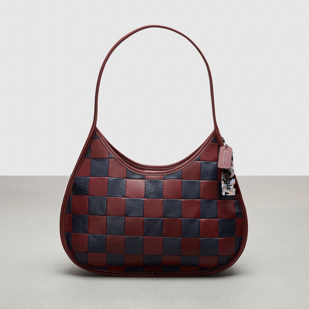 Large Ergo In Checkerboard Patchwork Upcrafted Leather