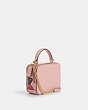 COACH®,COACH X TOM WESSELMANN BOX CROSSBODY BAG,Leather,Small,Im/Light Pink Multi,Angle View