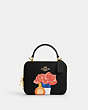 COACH®,COACH X TOM WESSELMANN BOX CROSSBODY,Leather,Small,Gold/Black Multi,Front View