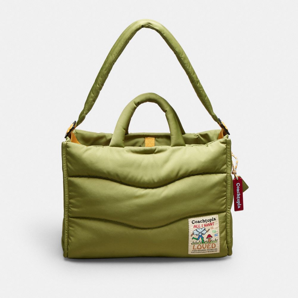 Coachtopia Loop Tote With Wavy Quilting