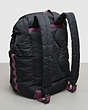 COACH®,Coachtopia Loop Backpack,Large,Black,Angle View