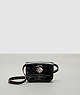 COACH®,Wavy Wallet with Crossbody Strap in Crinkled Patent Coachtopia Leather,Black,Front View