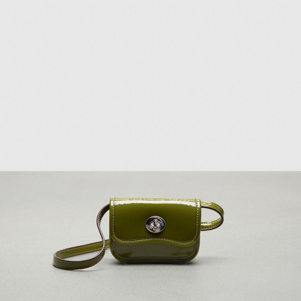 Olive green coach wallet new arrivals