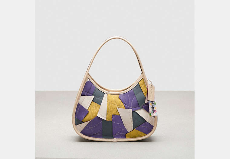 COACH®,Ergo Bag in Scrappy Patchwork Upcrafted Leather,Multi,Front View