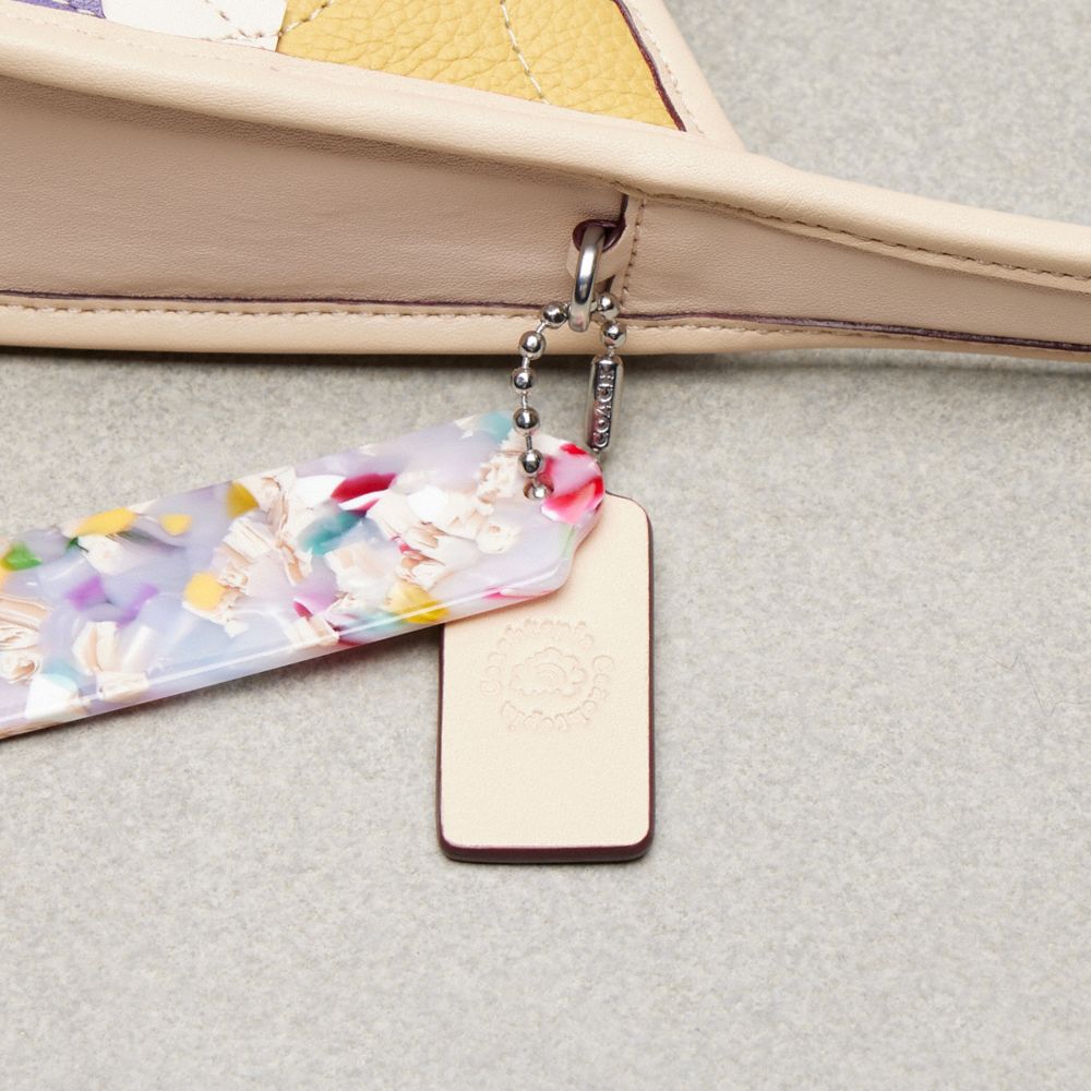 COACH®,Ergo Bag In Scrappy Patchwork Upcrafted Leather,Leather,Lining Leather,Acrylic,Shoulder Bag,Plastic,Piping,Patchwor...,Multi Color
