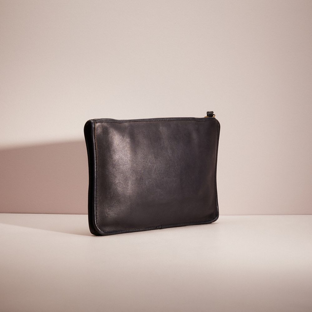 COACH®,Vintage Clutch,,Angle View