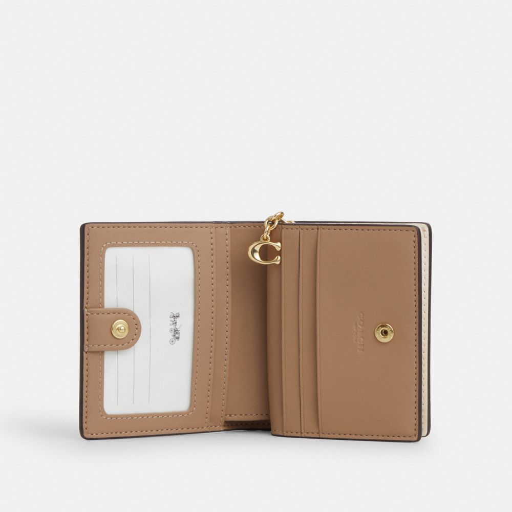 COACH® | Snap Wallet In Signature Canvas With Heart Print