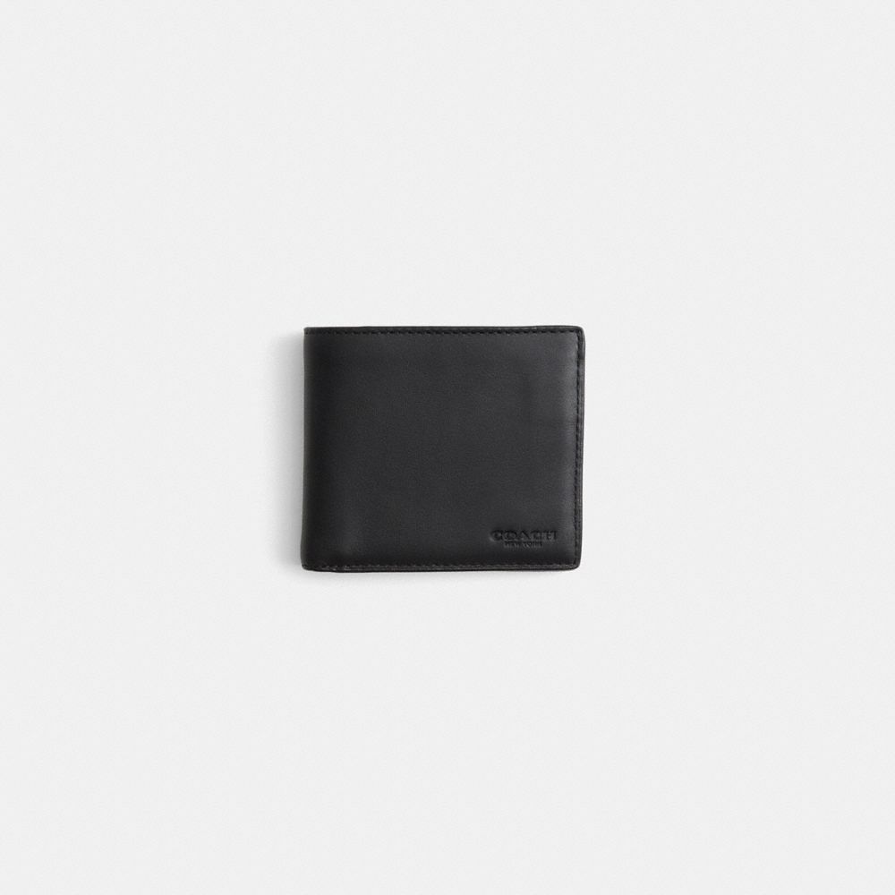 Coach Restored Coin Wallet In Black