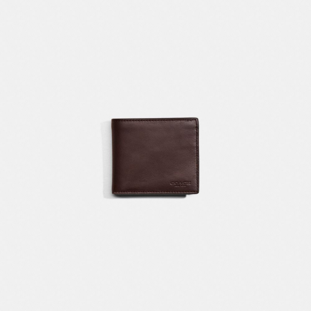 Coach slim best sale coin wallet