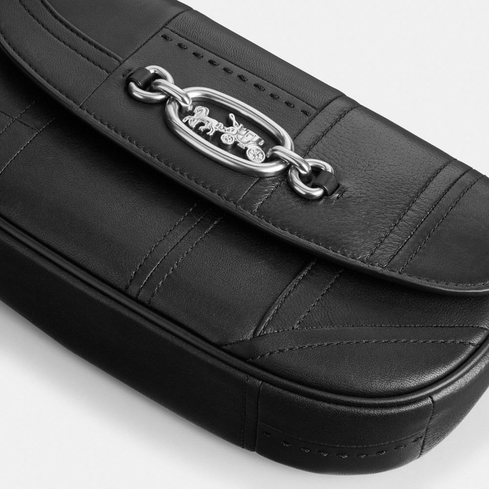 COACH®,ハーレー ショルダー バッグ 23・パッチワーク,ショルダーバッグ,ﾌﾞﾗｯｸ