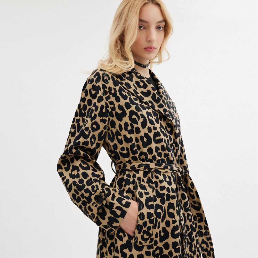 Trenchcoat leopard hot sale