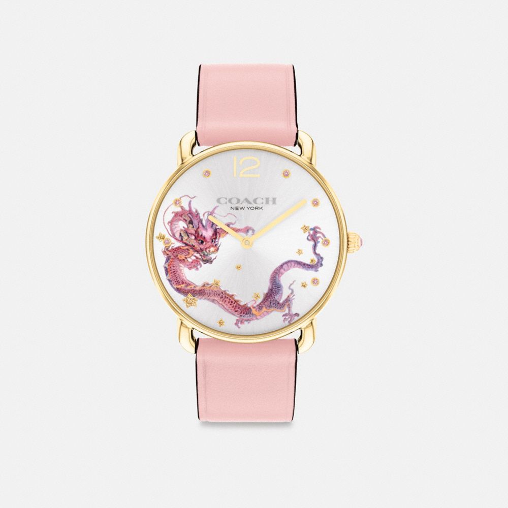 Elliot Watch With Dragon Motif, 36 Mm