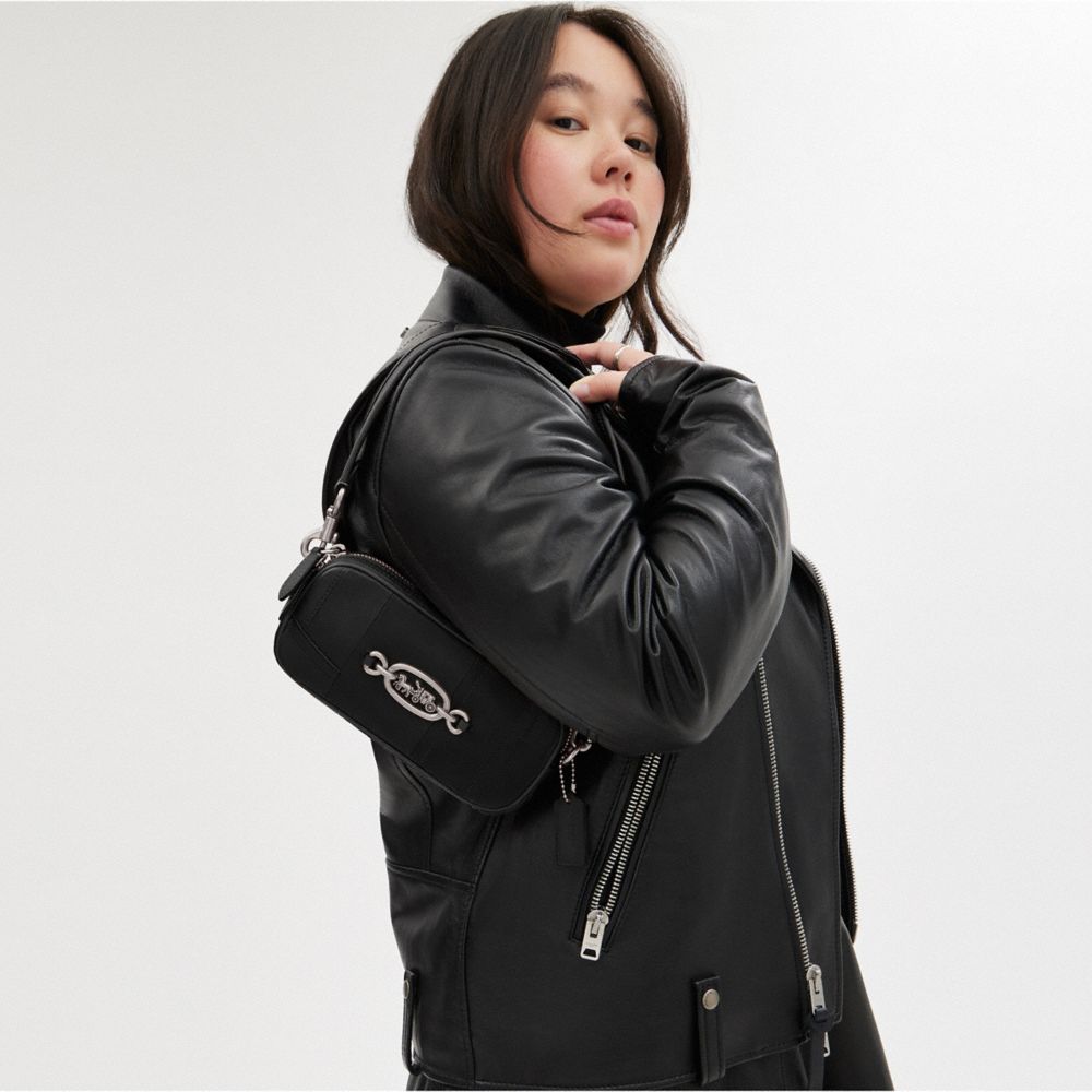 COACH®,エイブリー ショルダー バッグ・パッチワーク,ショルダーバッグ,ﾌﾞﾗｯｸ