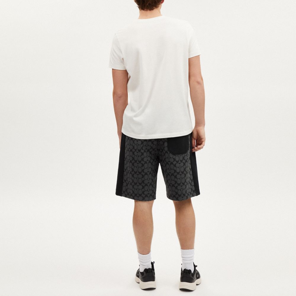 COACH®,SIGNATURE SHORTS,Charcoal Signature,Scale View