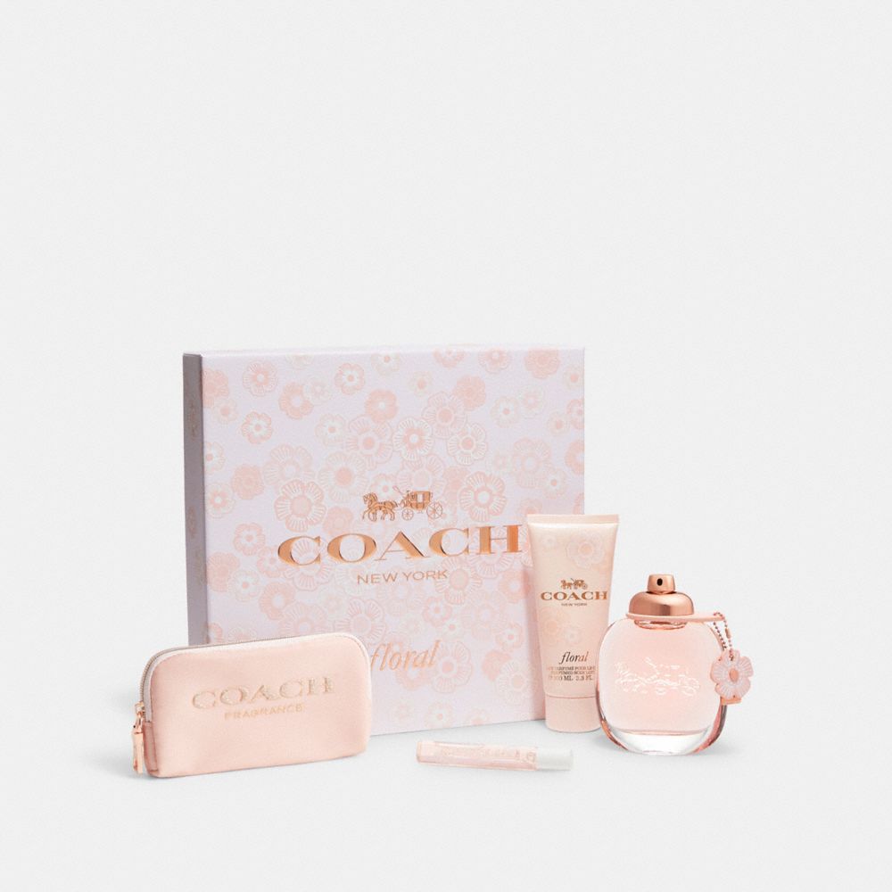 COACH®,FLORAL EAU DE PARFUM 4 PIECE GIFT SET,Multi,Front View