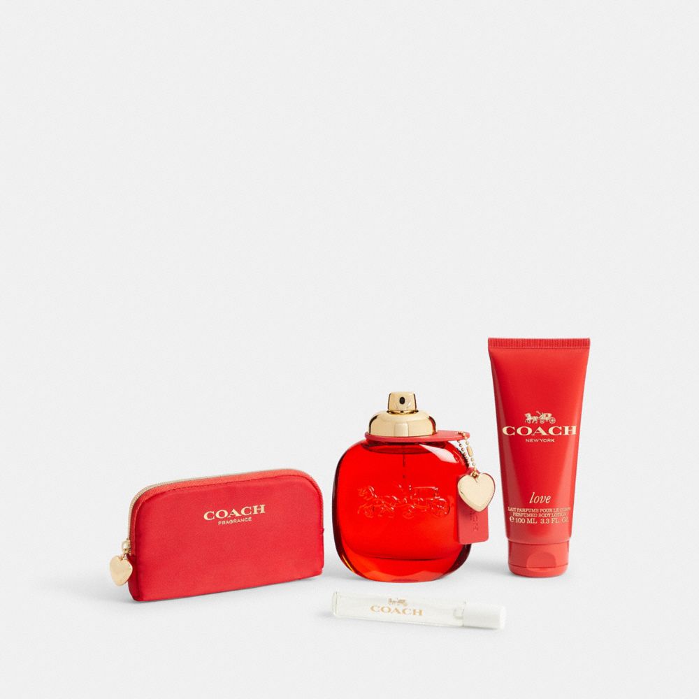 COACH®,Love Eau De Parfum 4 Piece Gift Set,,Front View