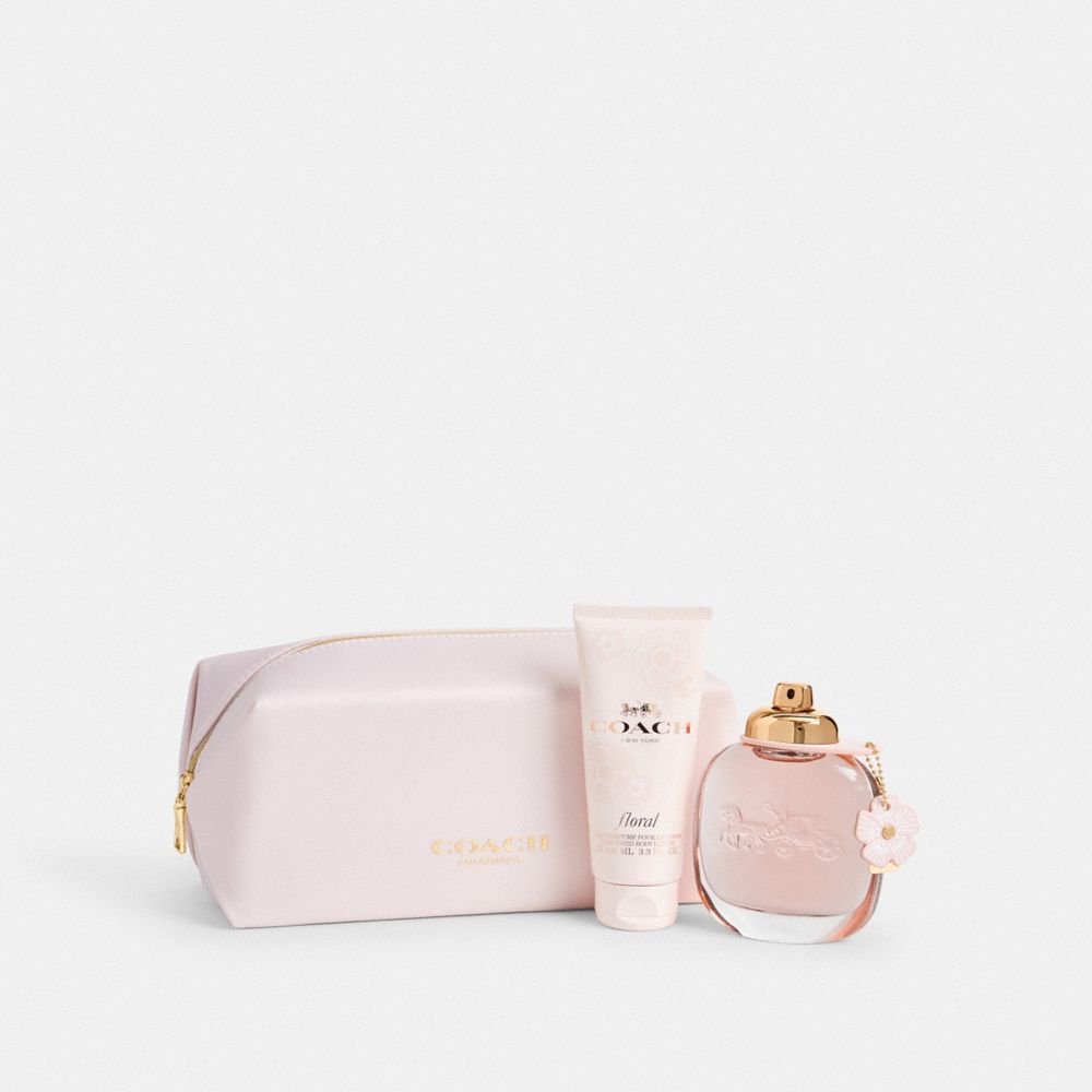 COACH®,Floral Eau De Parfum 3 Piece Gift Set,,Front View