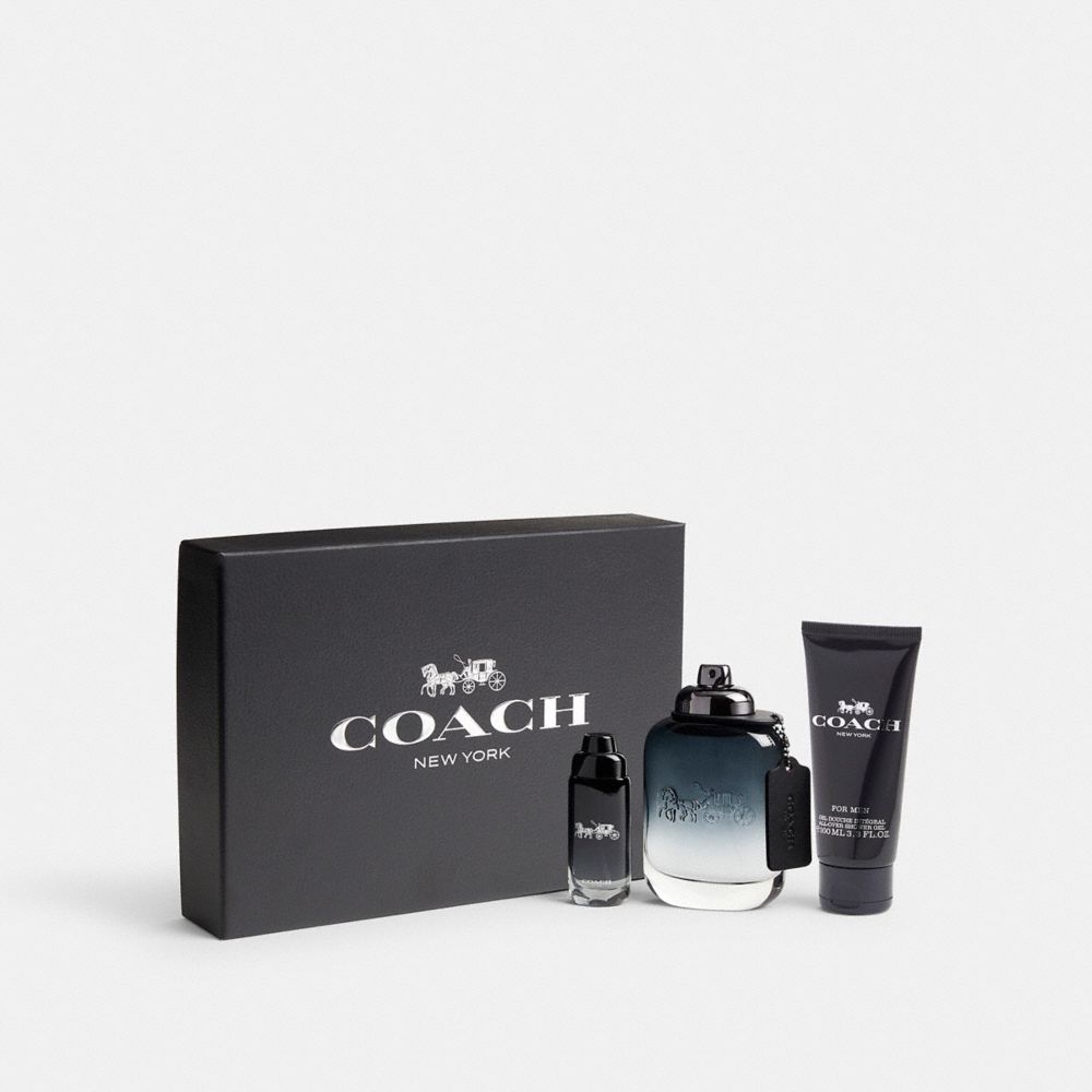 COACH®,COACH FOR MEN EAU DE TOILETTE 3 PIECE GIFT SET,Multi,Front View