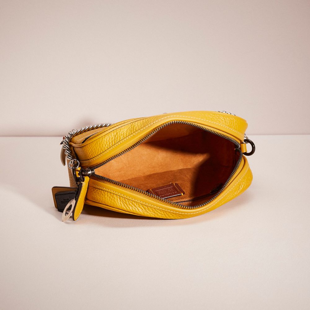 COACH®,Upcrafted Camera Bag,,Inside View,Top View