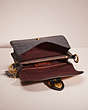 COACH®,UPCRAFTED BEAT SHOULDER BAG,Glovetanned Leather,Pride,Brass/Black,Inside View,Top View