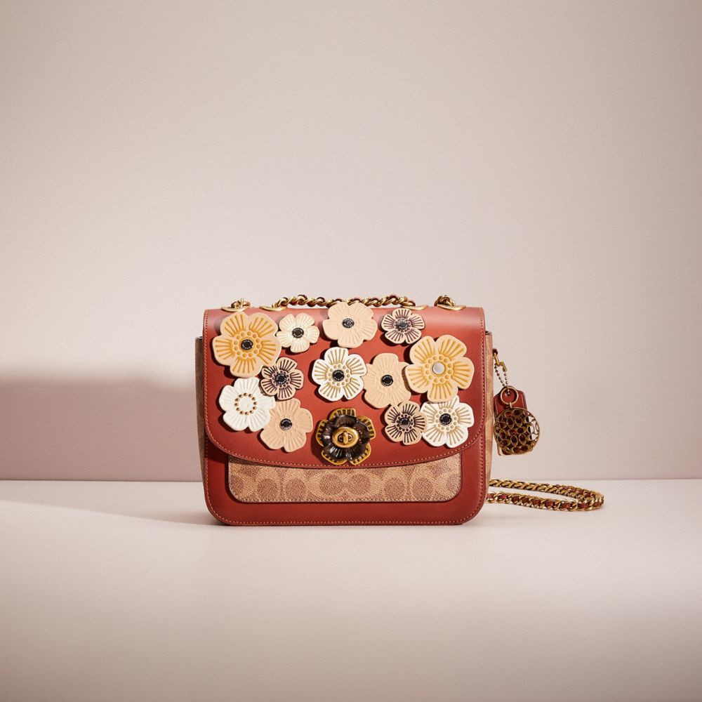 COACH®,Upcrafted Madison Shoulder Bag In Signature Canvas,,Front View