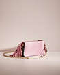 COACH®,UPCRAFTED NOA POP-UP MESSENGER IN COLORBLOCK,Polished Pebble Leather,Brass/Metallic Pink Multi,Angle View