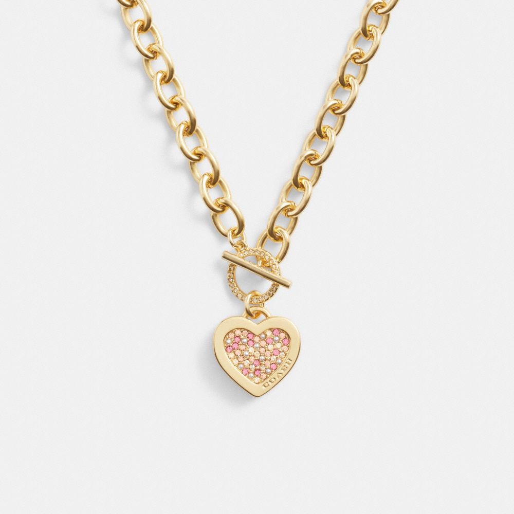 JUICY COUTURE Chain Heart Pendant Necklace