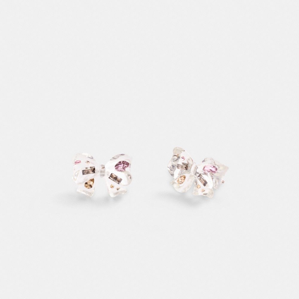 COACH Bow Stud Earrings リボン ピアス COACH® Outlet | Bow Stud Earrings