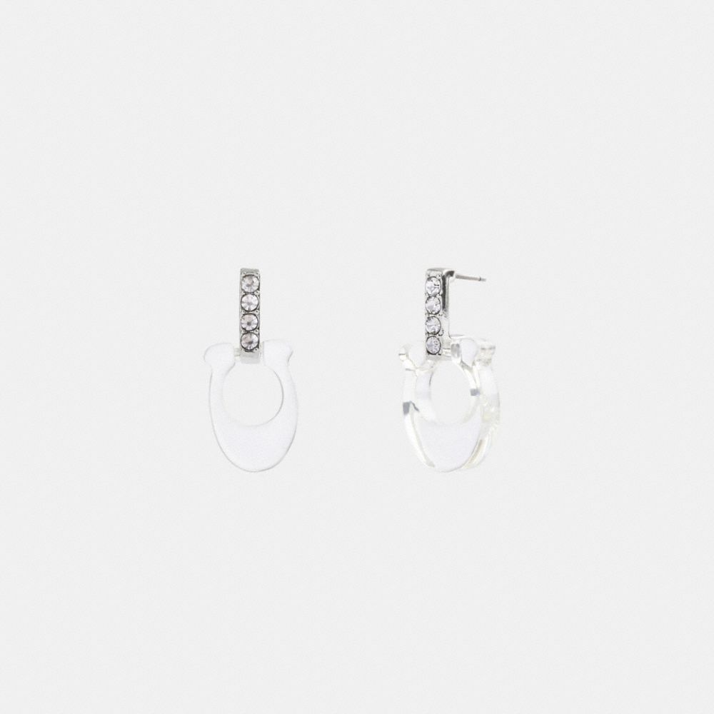 Signature Heart Drop Earrings