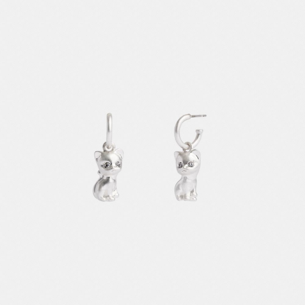 Coach The Lil Nas X Drop Cat Huggie Earrings International Shipping