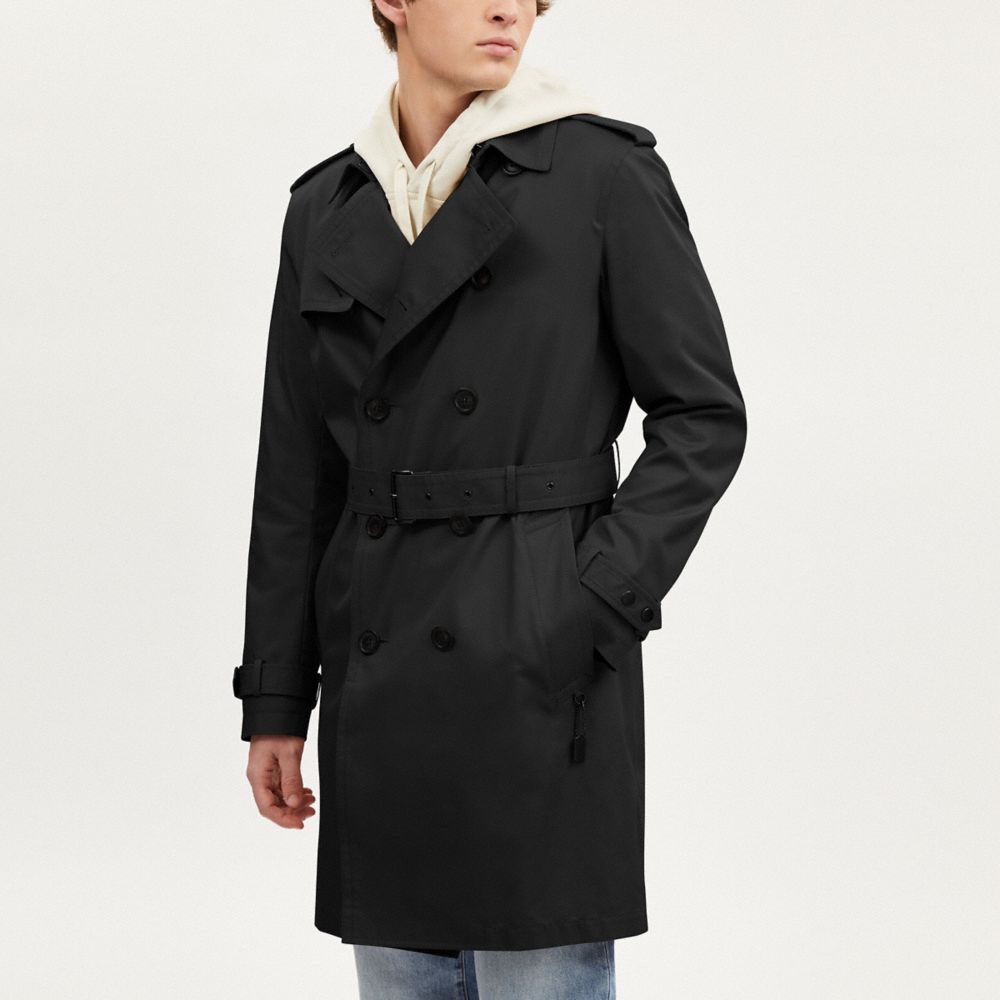 COACH®,Trench Coat,,Detail View