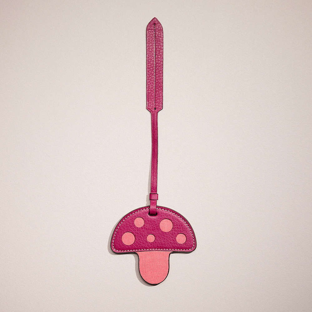 Coach Remade Puffy Mushroom Bag Charm In Pink