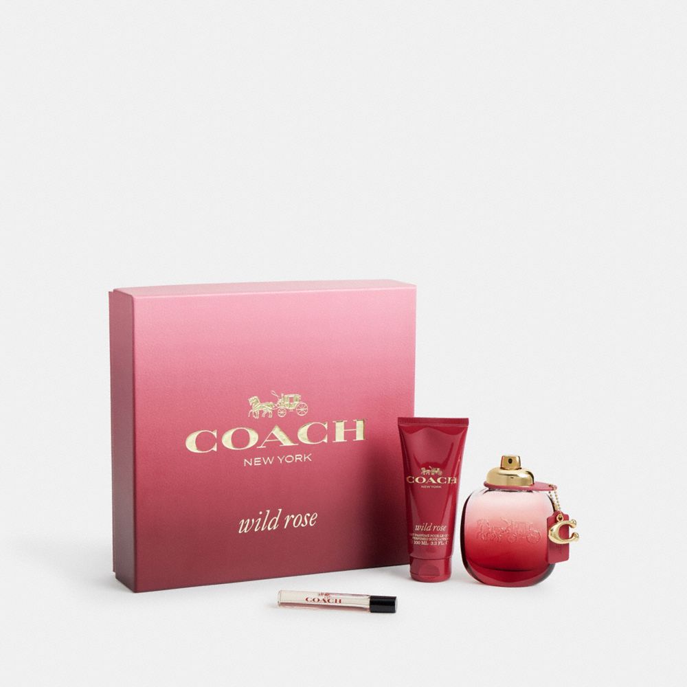 COACH®,Wild Rose Eau De Parfum 3 Piece Gift Set,,Front View image number 0