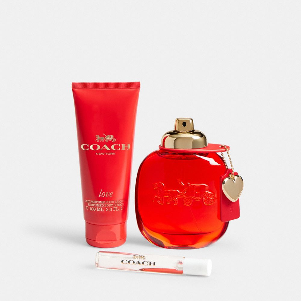 COACH®,Love Eau De Parfum 3 Piece Gift Set,,Front View