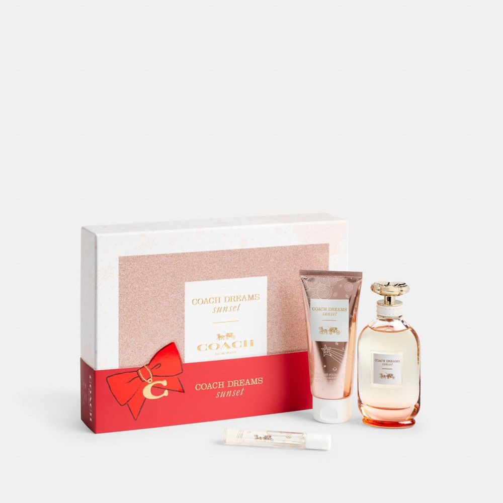 COACH®,Dreams Sunset Eau De Parfum 3 Piece Gift Set,,Front View