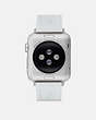 COACH®,APPLE WATCH® STRAP, 38MM, 40MM AND 41MM,Pearlized White,Back View