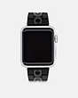 COACH®,APPLE WATCH® STRAP, 38MM, 40MM AND 41MM,Black,Front View