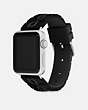 COACH®,APPLE WATCH® STRAP, 38MM, 40MM AND 41MM,Black,Angle View