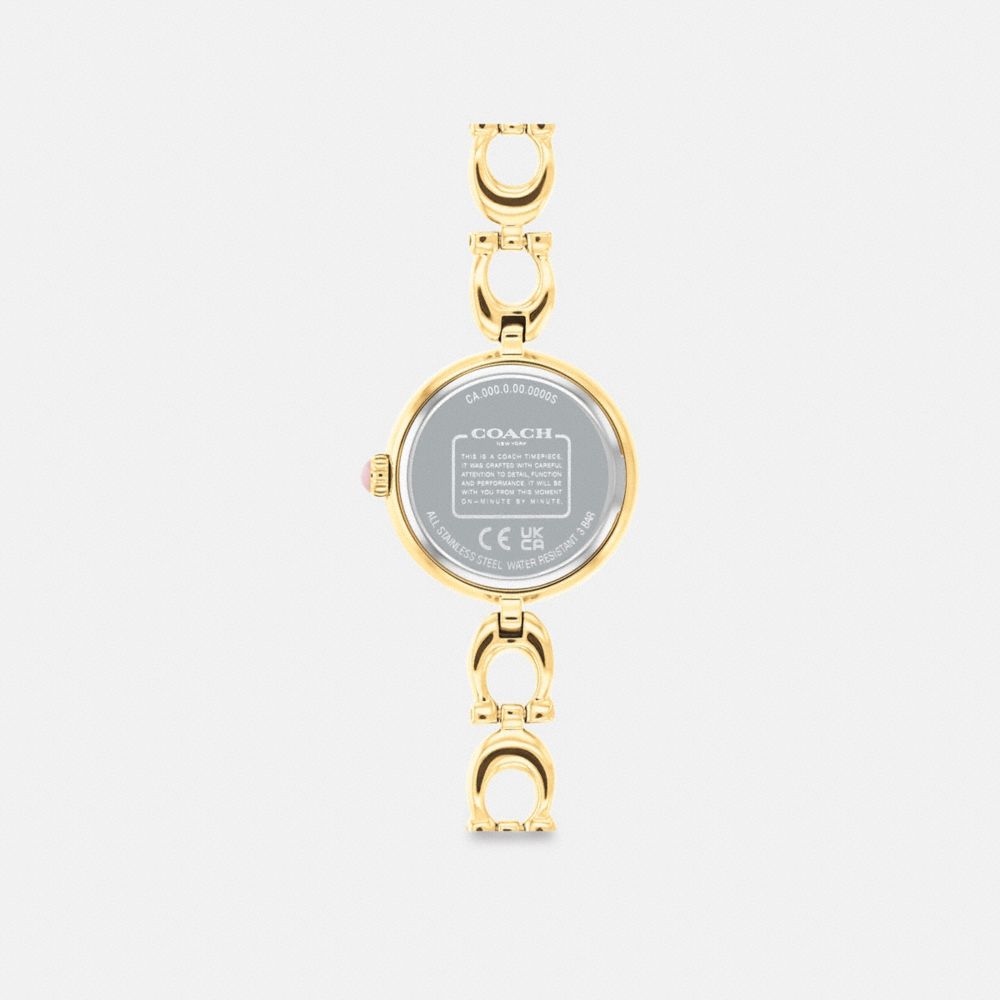 COACH®,Gracie Watch, 23 Mm,,Back View