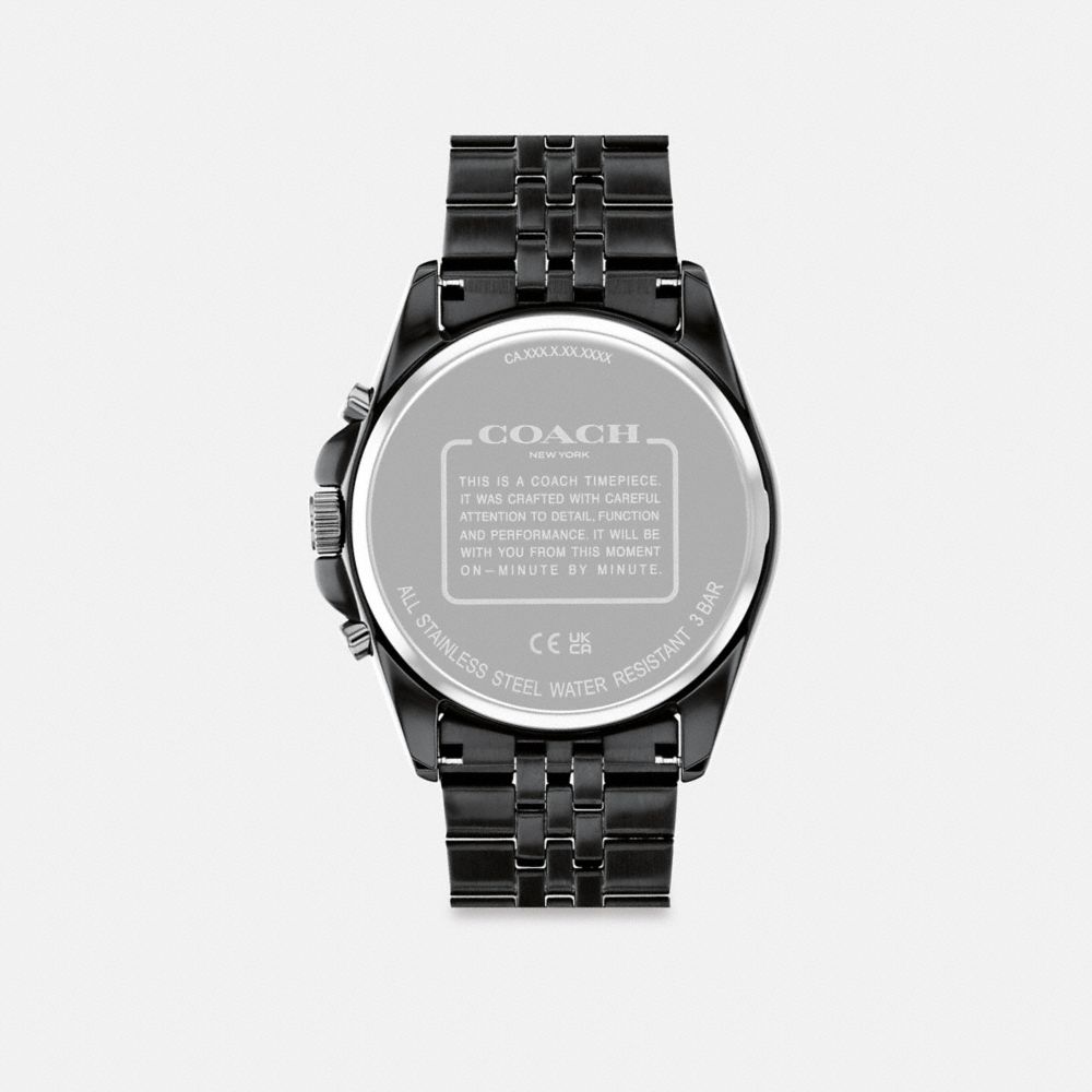 COACH®,Greyson Watch, 43 Mm,,Back View