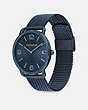 COACH®,ELLIOT WATCH, 41MM,Blue,Angle View