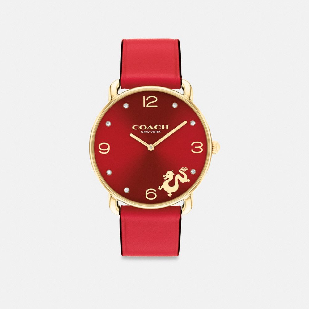 Coach 2025 watch red