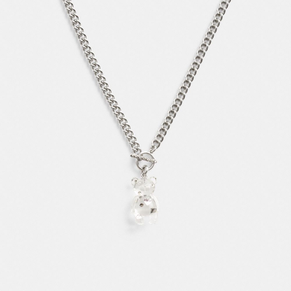 COACH® Outlet Resin Bear Chain Necklace
