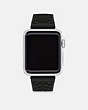 COACH®,APPLE WATCH® STRAP, 38MM and 40MM,Black,Front View
