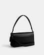 COACH®,TABBY SHOULDER BAG 26,Glovetanned Leather,Medium,Matte Black/Black,Angle View