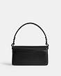 COACH®,TABBY SHOULDER BAG 20 IN SIGNATURE CANVAS,Signature Coated Canvas,Small,Matte Black/Charcoal/Black,Back View