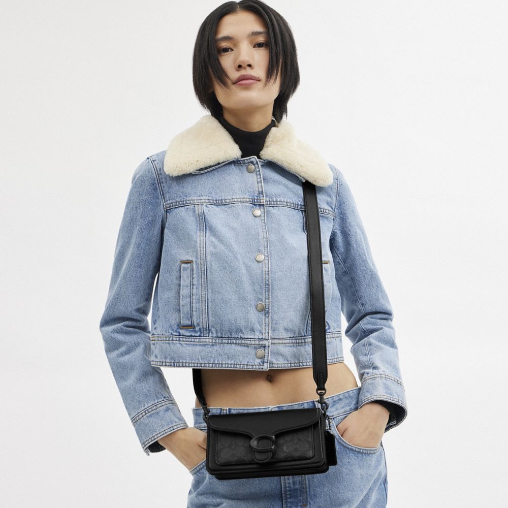 COACH®,Tabby Shoulder Bag 20 In Signature Canvas,