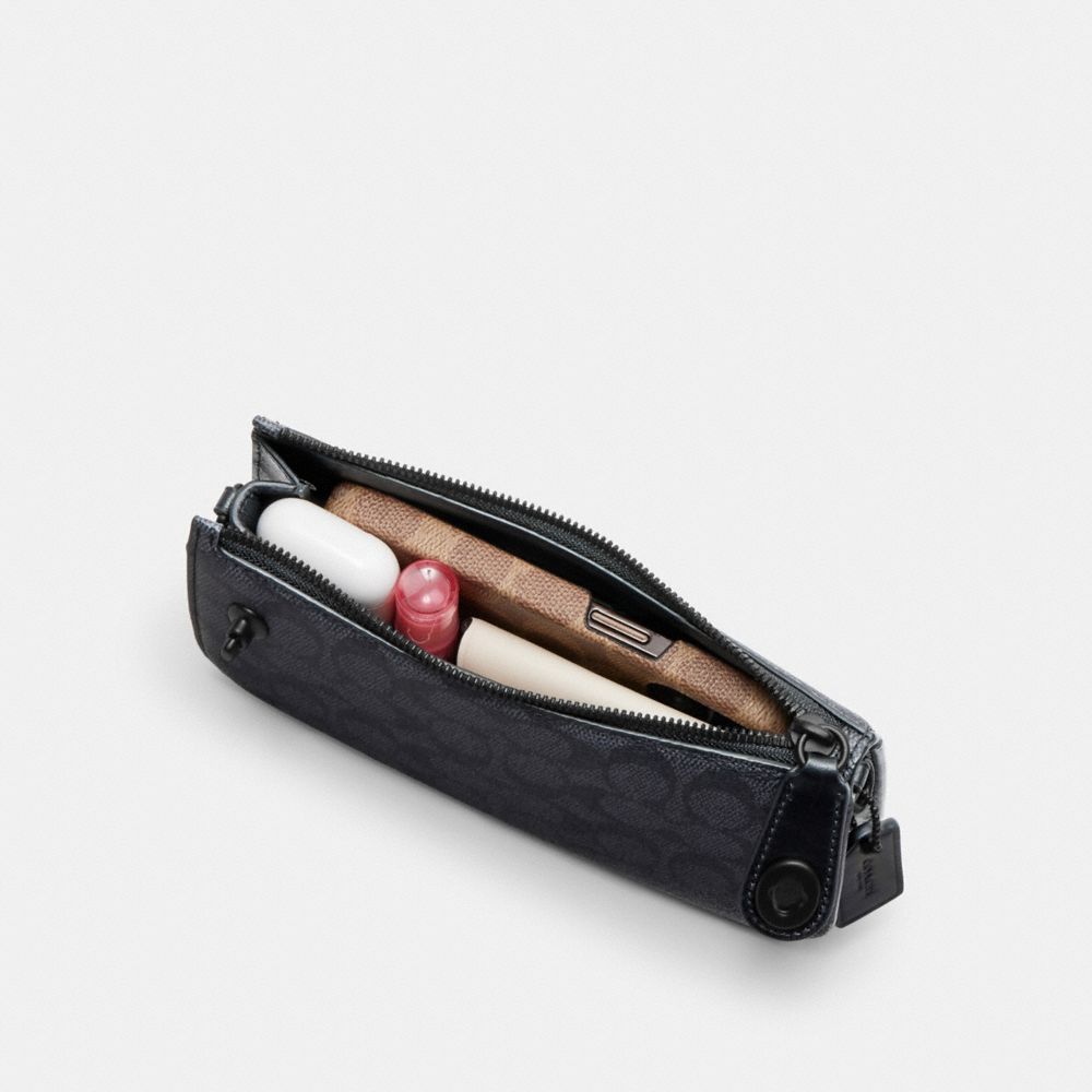 COACH®,Penn Shoulder Bag In Signature Canvas,,Inside View, Top View